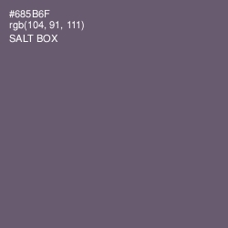 #685B6F - Salt Box Color Image